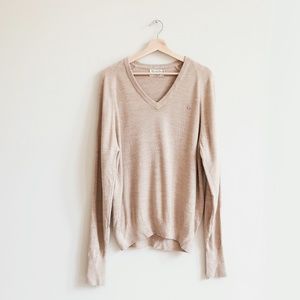Christian Dior Soft Knitted Sweater in Warm Beige